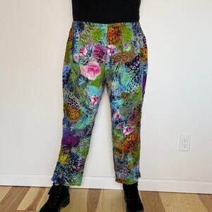 Phool rayon pull one colorful pants size 22W